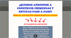 Desktop Screenshot of hacerchimeneas.info